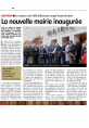 Inauguration de la mairie de Montigny